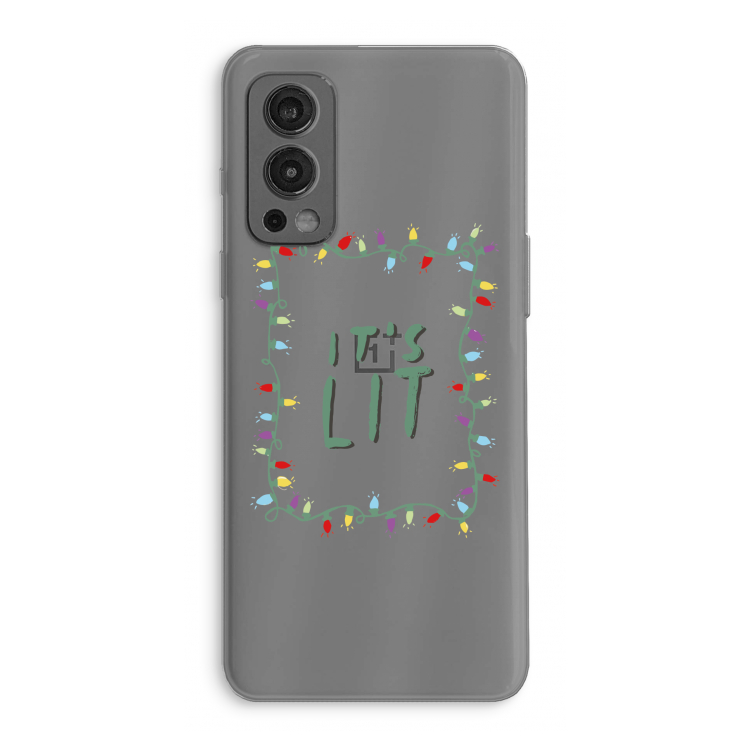 It's Lit: OnePlus Nord 2 5G Transparant Hoesje