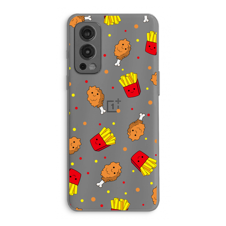 Chicken 'n Fries: OnePlus Nord 2 5G Transparant Hoesje