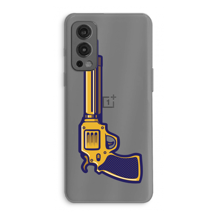 Pew Pew Pew: OnePlus Nord 2 5G Transparant Hoesje