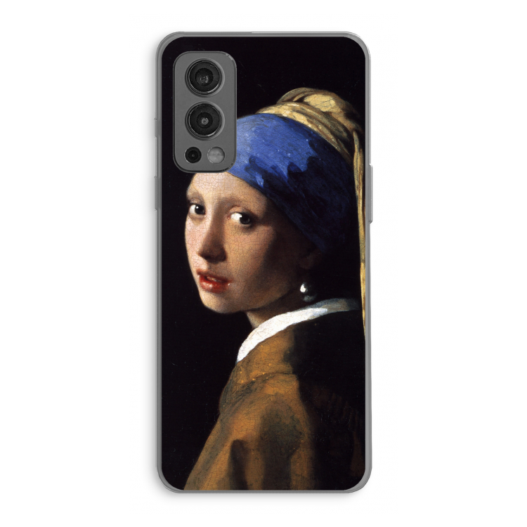 The Pearl Earring: OnePlus Nord 2 5G Transparant Hoesje