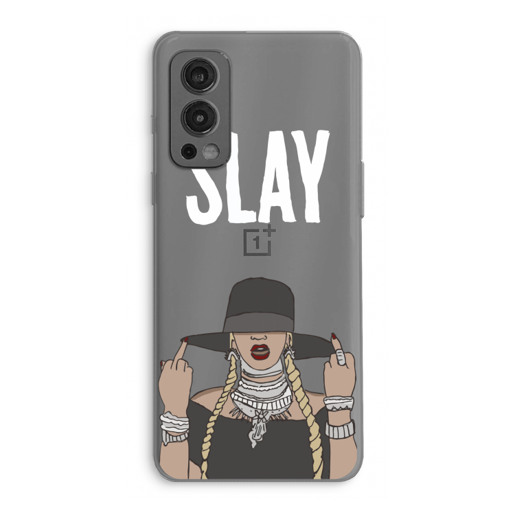 Slay All Day: OnePlus Nord 2 5G Transparant Hoesje