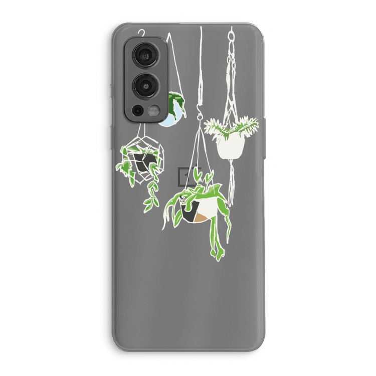 Hang In There: OnePlus Nord 2 5G Transparant Hoesje