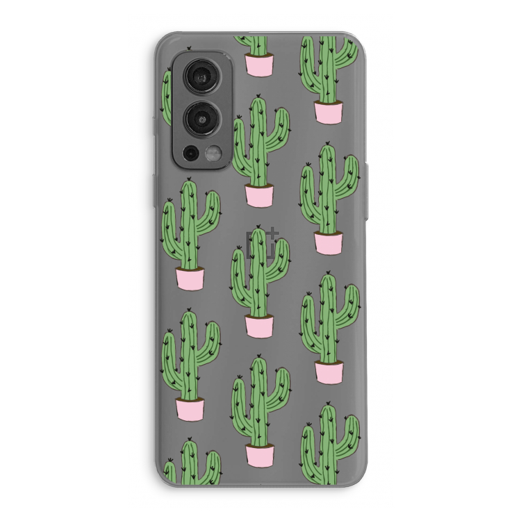 Cactus Lover: OnePlus Nord 2 5G Transparant Hoesje
