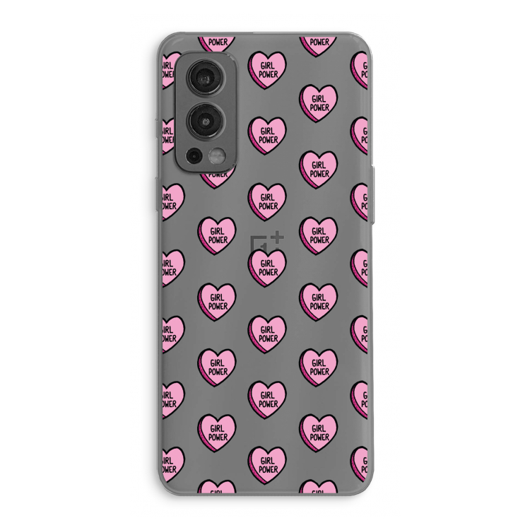 GIRL POWER: OnePlus Nord 2 5G Transparant Hoesje