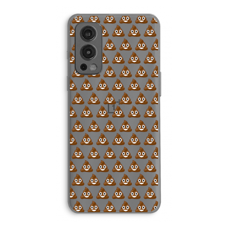 Poop emoji: OnePlus Nord 2 5G Transparant Hoesje