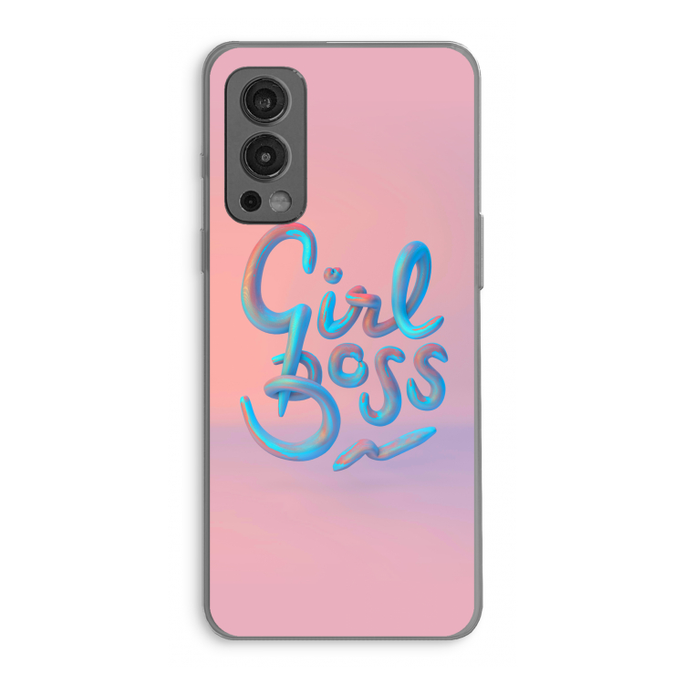 Girl boss: OnePlus Nord 2 5G Transparant Hoesje