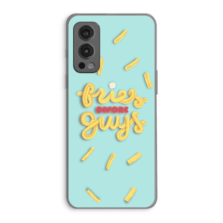 Always fries: OnePlus Nord 2 5G Transparant Hoesje