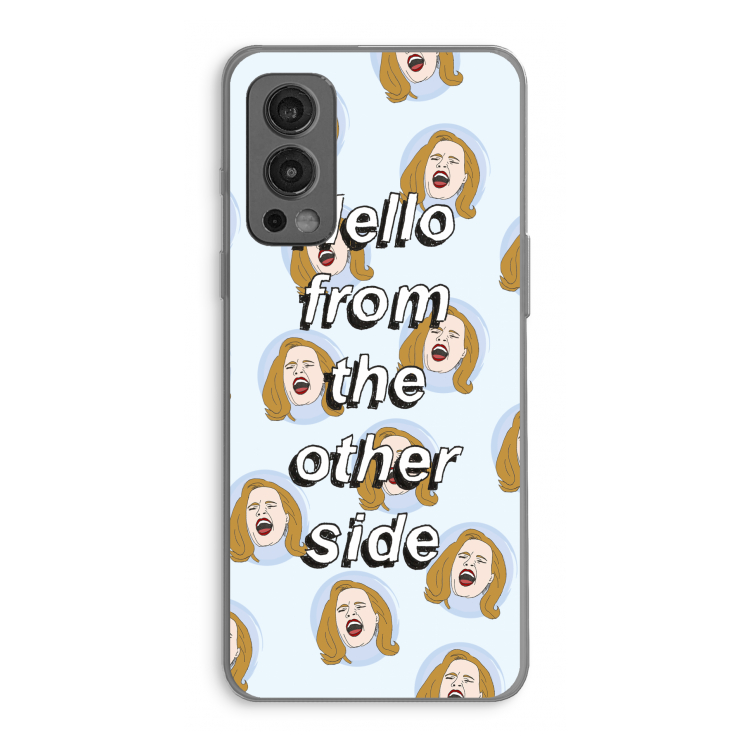 Hello: OnePlus Nord 2 5G Transparant Hoesje