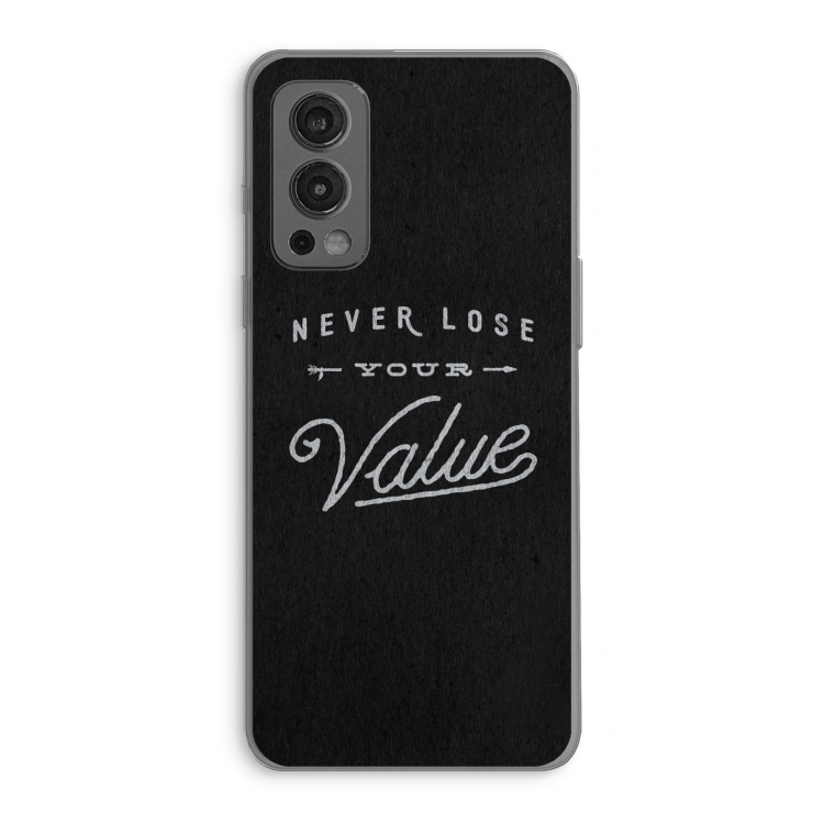 Never lose your value: OnePlus Nord 2 5G Transparant Hoesje