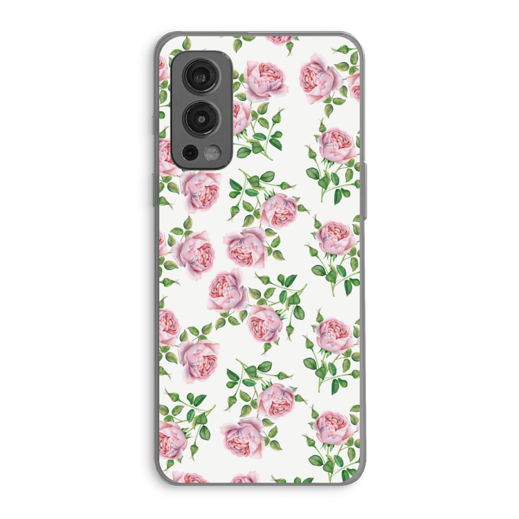Kleine roosjes: OnePlus Nord 2 5G Transparant Hoesje