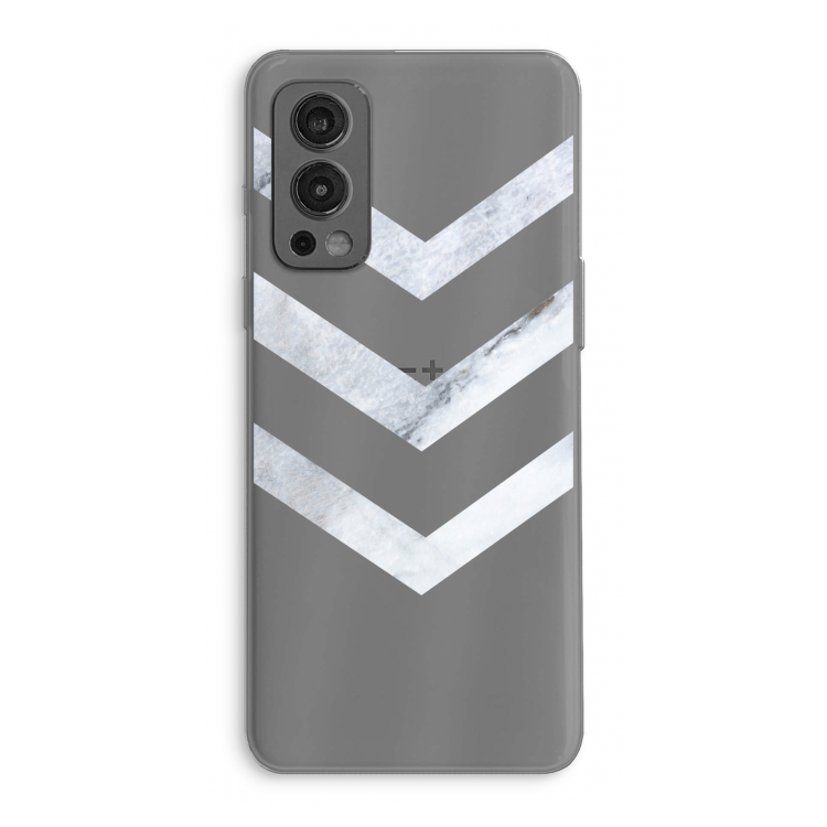 Marmeren pijlen: OnePlus Nord 2 5G Transparant Hoesje