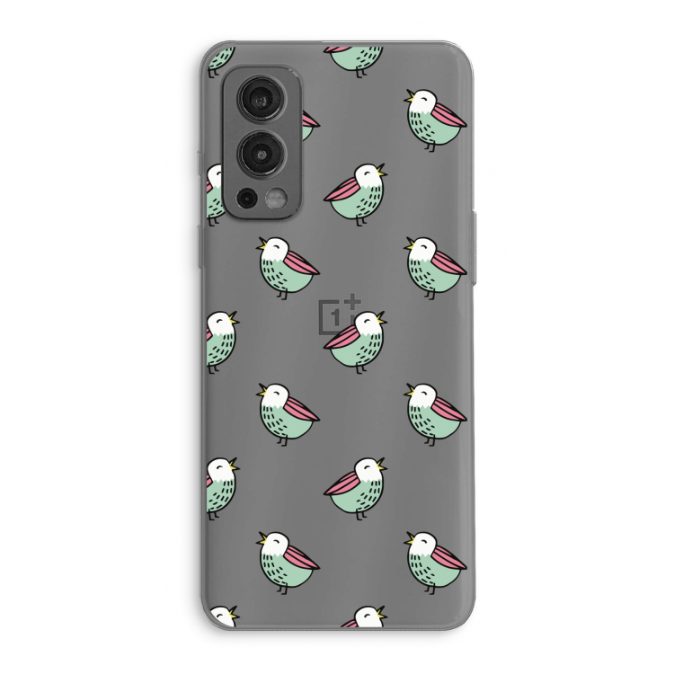 Vogeltjes: OnePlus Nord 2 5G Transparant Hoesje