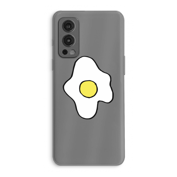 Spiegelei: OnePlus Nord 2 5G Transparant Hoesje