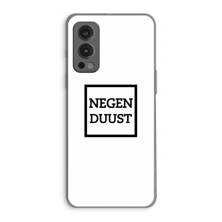Negenduust vierkant: OnePlus Nord 2 5G Transparant Hoesje