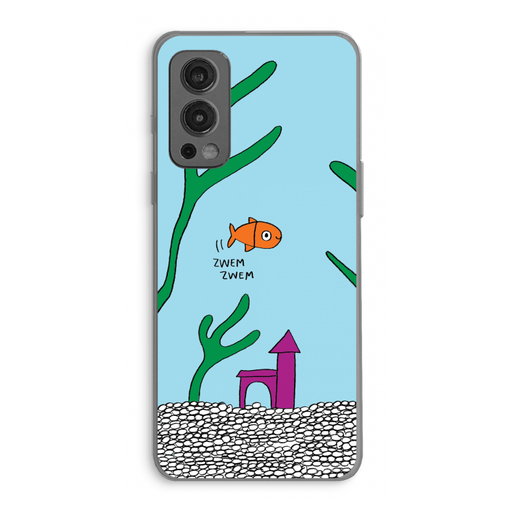 Aquarium: OnePlus Nord 2 5G Transparant Hoesje