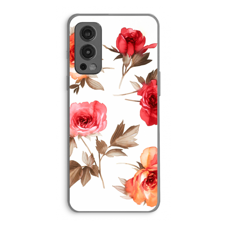 Roosjes: OnePlus Nord 2 5G Transparant Hoesje