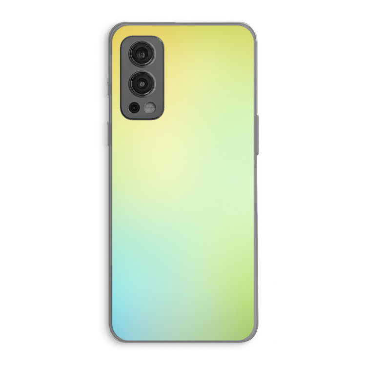Minty mist pastel: OnePlus Nord 2 5G Transparant Hoesje