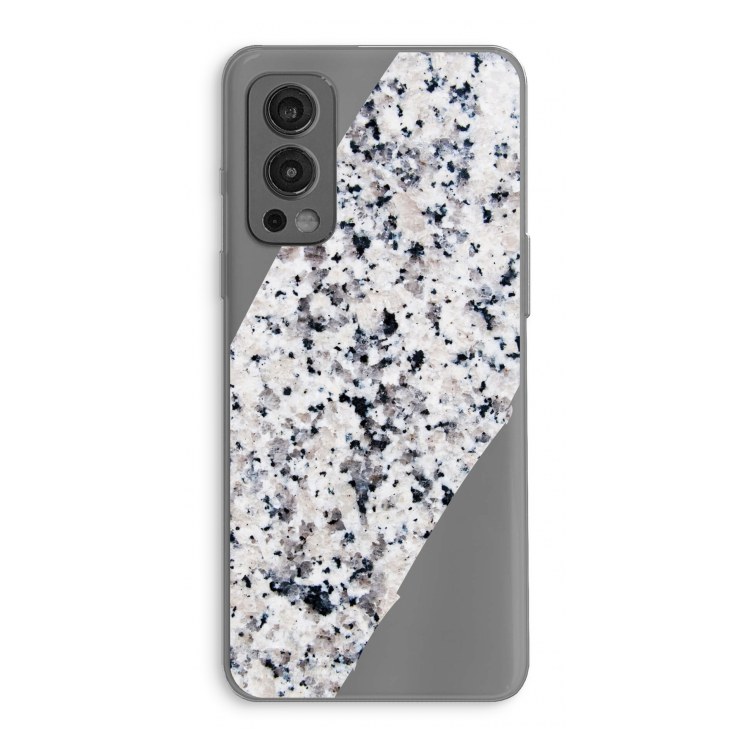 Gespikkelde marmer: OnePlus Nord 2 5G Transparant Hoesje