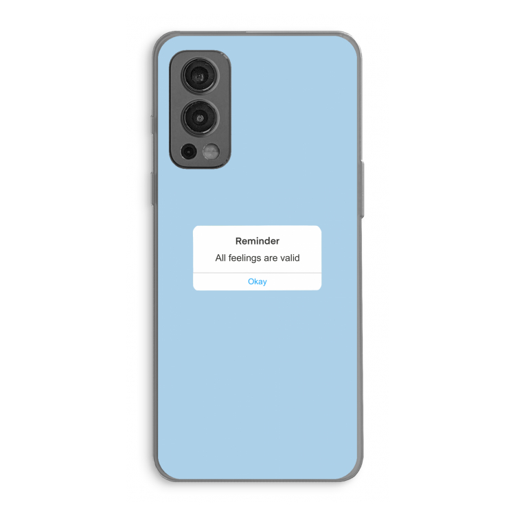 Reminder: OnePlus Nord 2 5G Transparant Hoesje