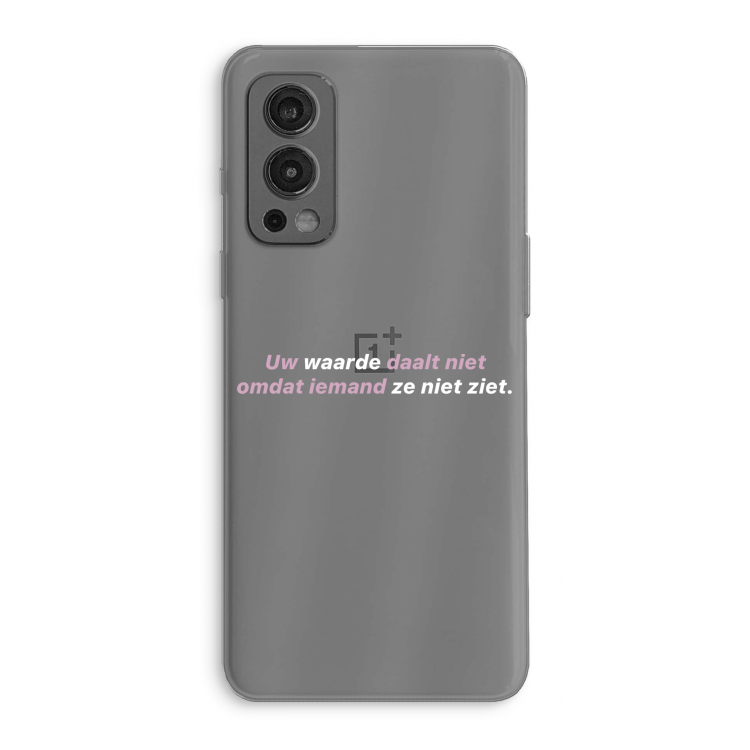 uw waarde daalt niet: OnePlus Nord 2 5G Transparant Hoesje