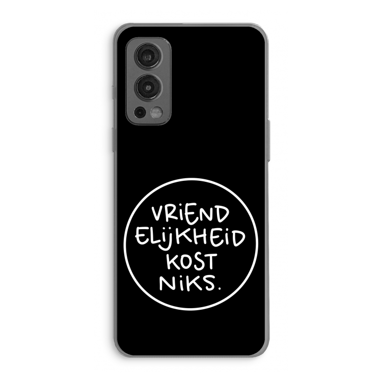 Vriendelijkheid: OnePlus Nord 2 5G Transparant Hoesje