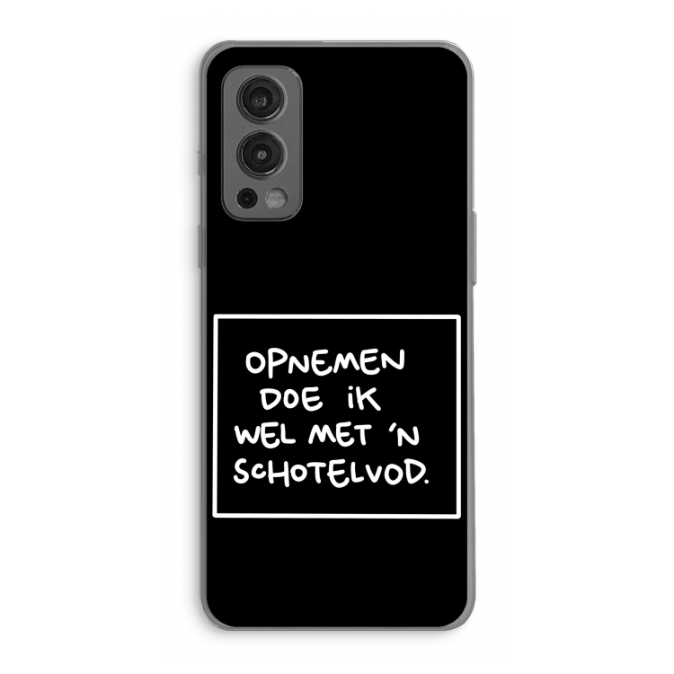 Schotelvod: OnePlus Nord 2 5G Transparant Hoesje