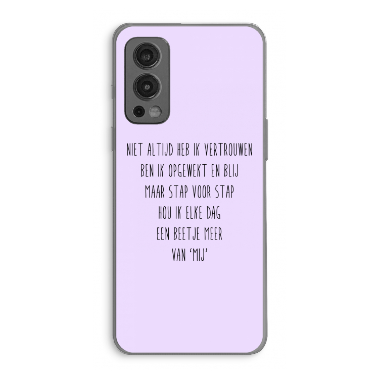 Zelfvertrouwen: OnePlus Nord 2 5G Transparant Hoesje