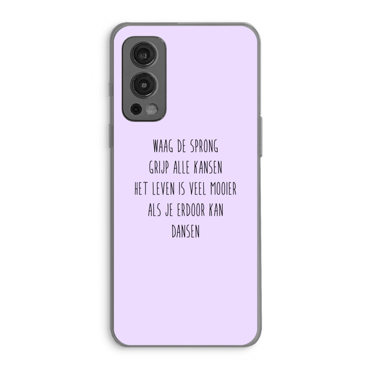 Sprong: OnePlus Nord 2 5G Transparant Hoesje