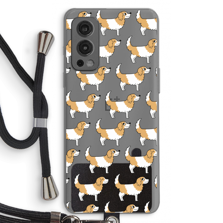 Doggy: OnePlus Nord 2 5G Transparant Hoesje met koord