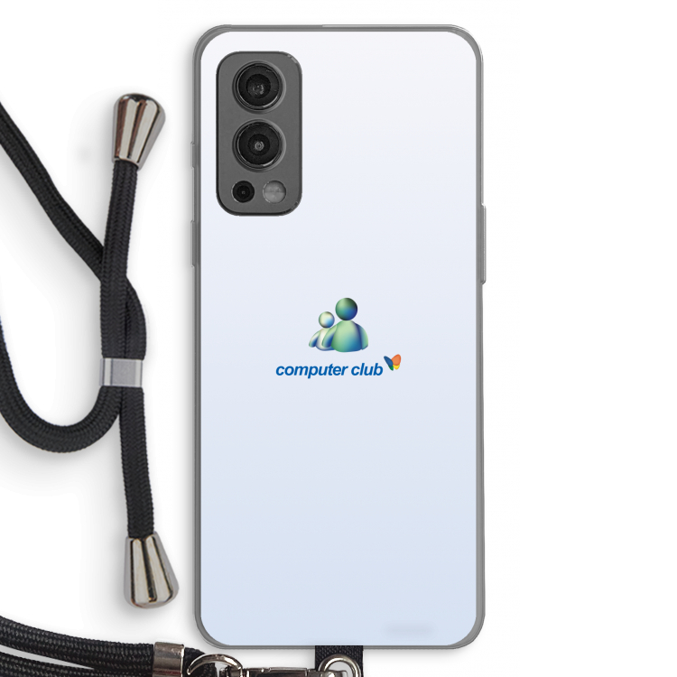 MSN: OnePlus Nord 2 5G Transparant Hoesje met koord