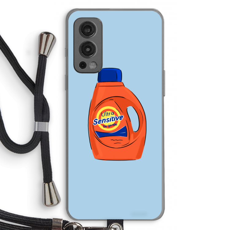 Ultra Sensitive: OnePlus Nord 2 5G Transparant Hoesje met koord