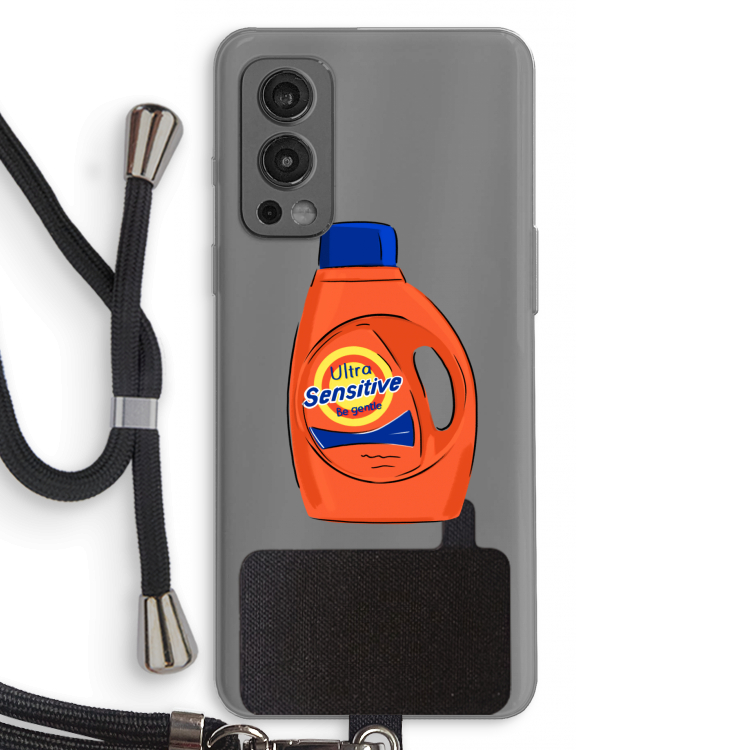 Ultra Sensitive: OnePlus Nord 2 5G Transparant Hoesje met koord
