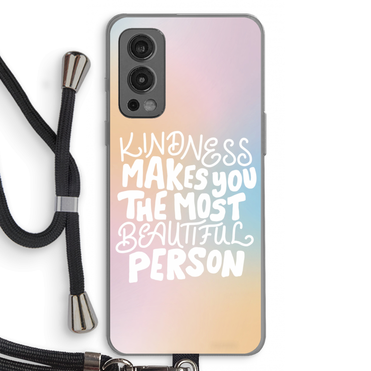 The prettiest: OnePlus Nord 2 5G Transparant Hoesje met koord