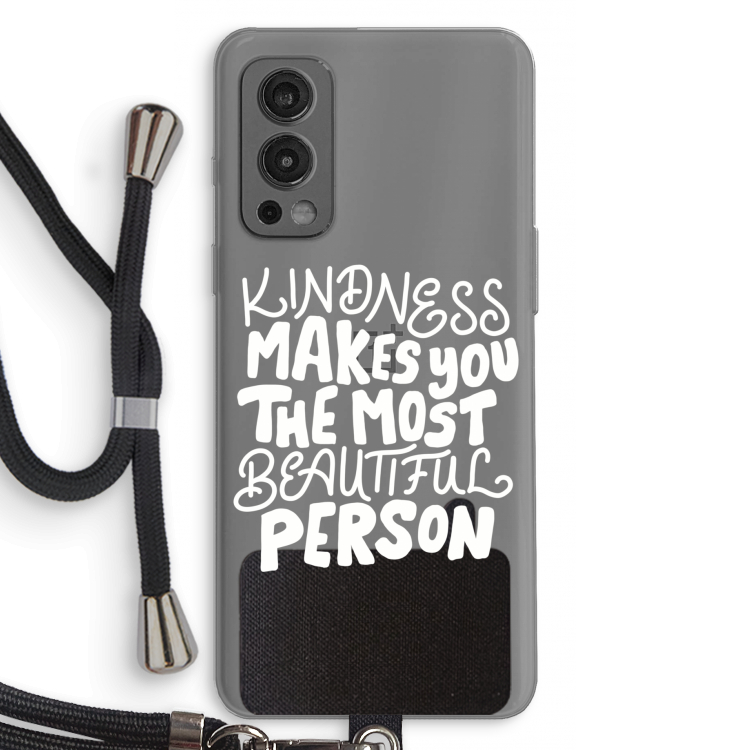 The prettiest: OnePlus Nord 2 5G Transparant Hoesje met koord