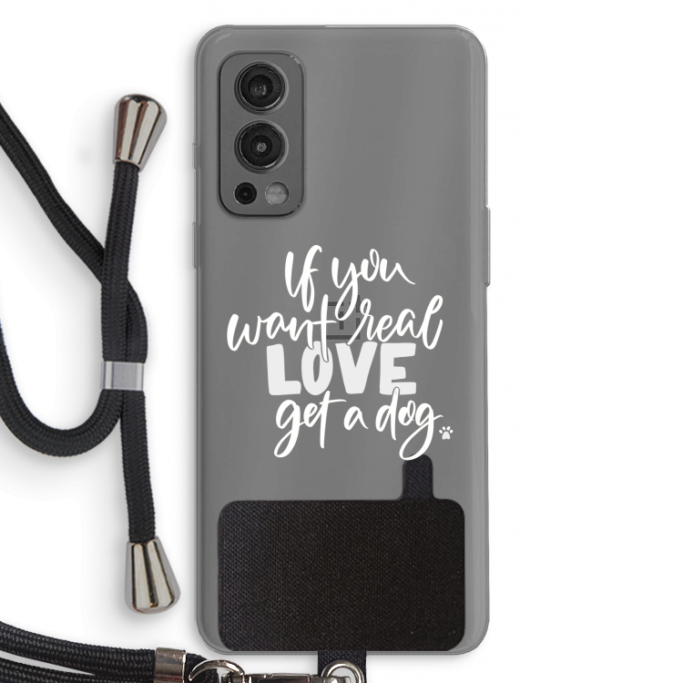 Partner in crime: OnePlus Nord 2 5G Transparant Hoesje met koord