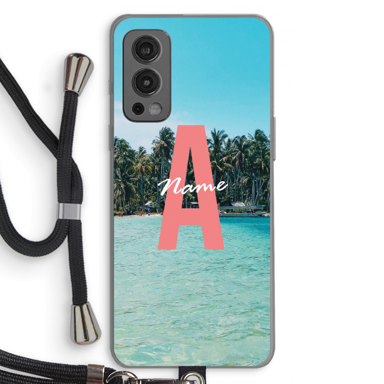 Pacific Dream: OnePlus Nord 2 5G Transparant Hoesje met koord