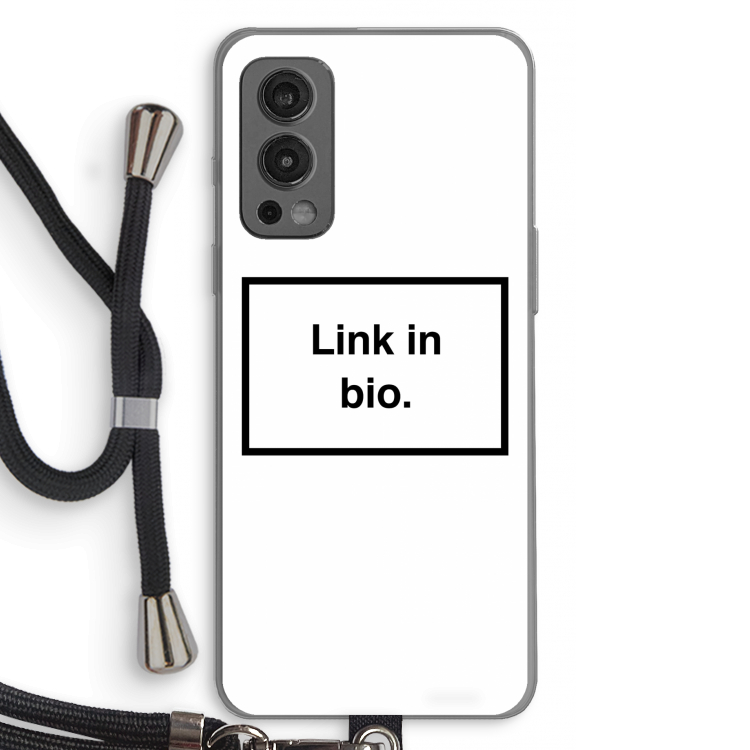 Link in bio: OnePlus Nord 2 5G Transparant Hoesje met koord