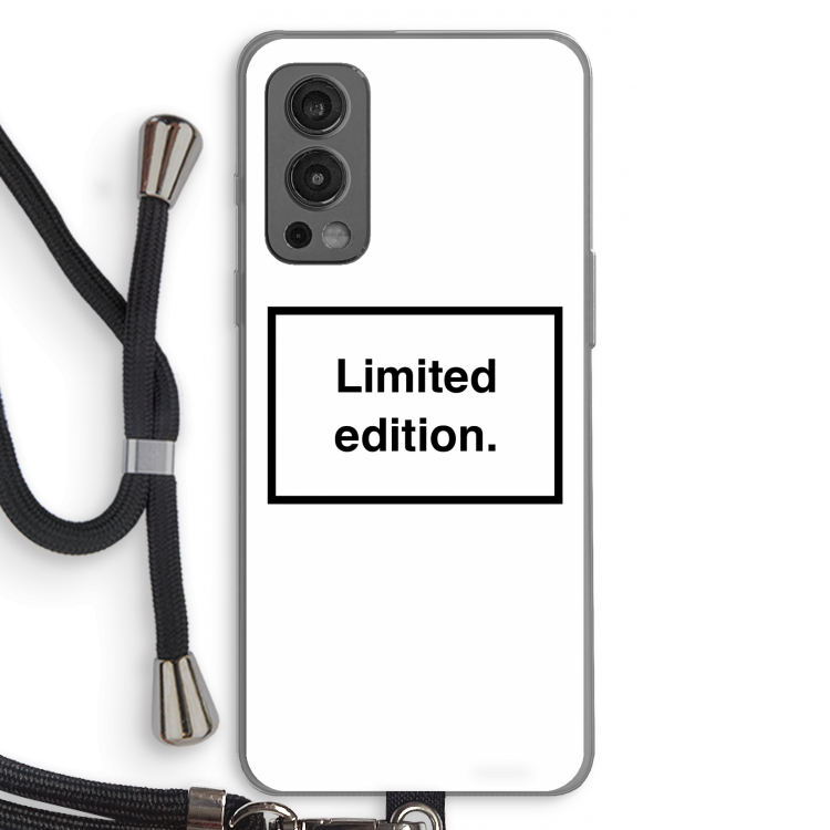 Limited edition: OnePlus Nord 2 5G Transparant Hoesje met koord