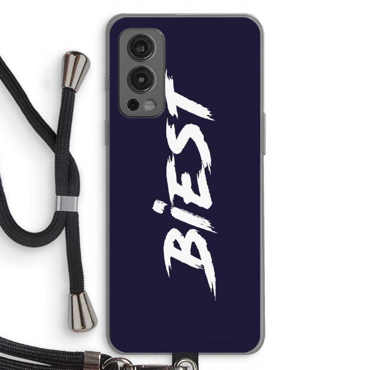 Biest: OnePlus Nord 2 5G Transparant Hoesje met koord