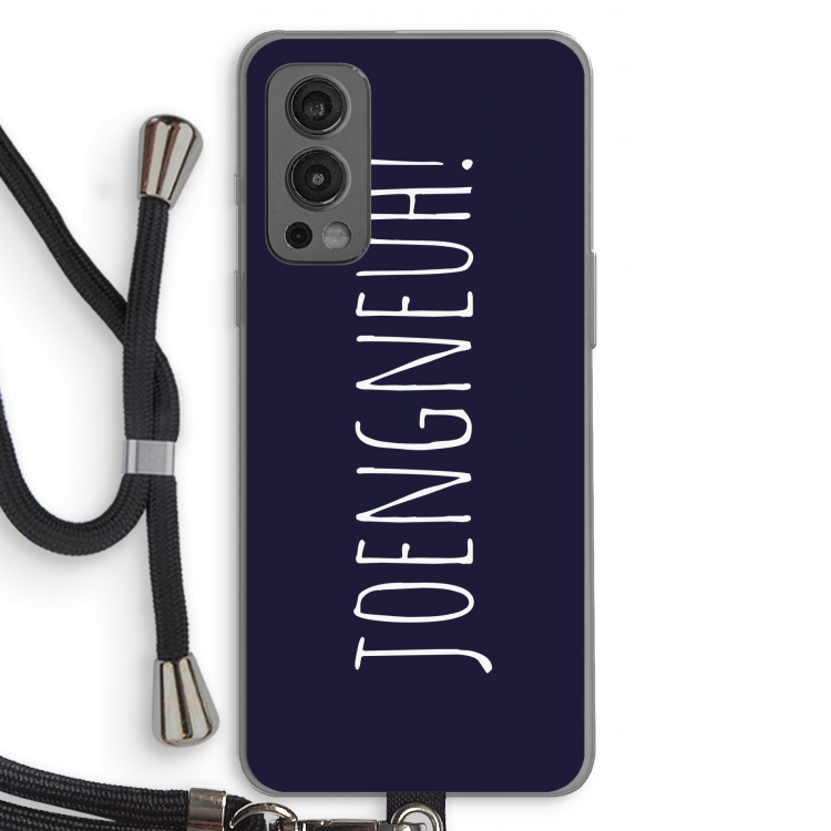 Joengneuh!: OnePlus Nord 2 5G Transparant Hoesje met koord