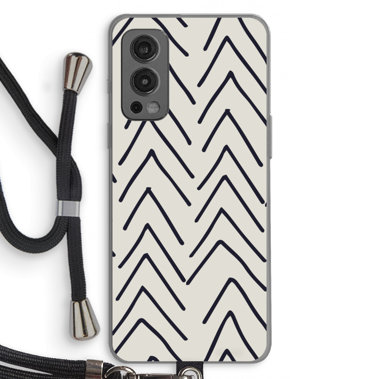 Marrakech Arrows: OnePlus Nord 2 5G Transparant Hoesje met koord