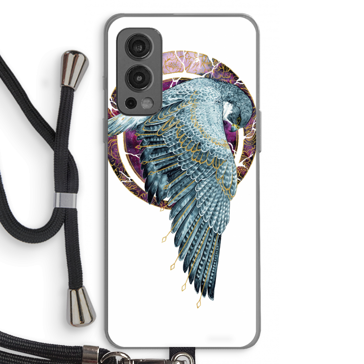 Golden Falcon: OnePlus Nord 2 5G Transparant Hoesje met koord