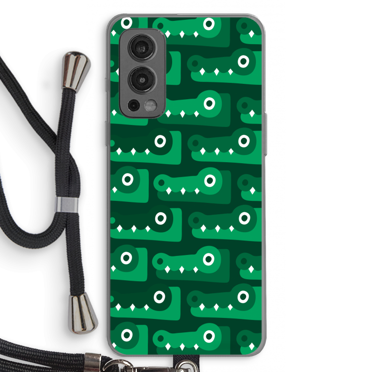 Crocs: OnePlus Nord 2 5G Transparant Hoesje met koord