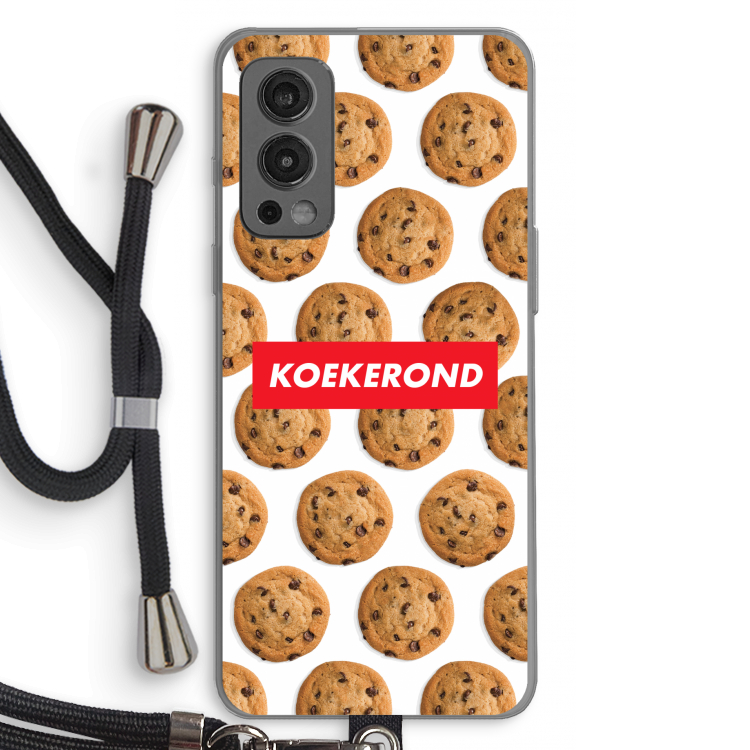 Koekerond: OnePlus Nord 2 5G Transparant Hoesje met koord