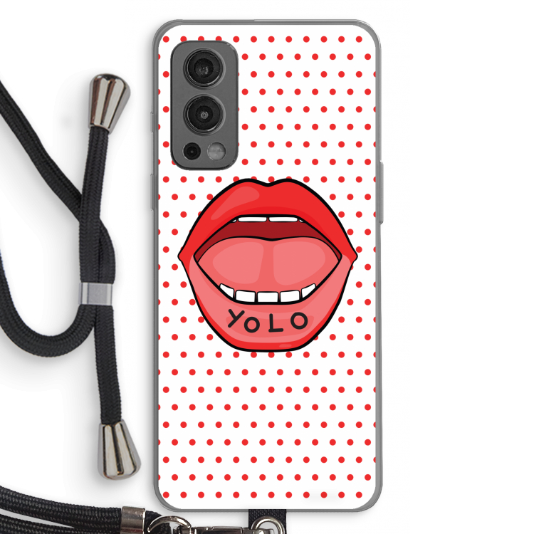 Yolo Denise: OnePlus Nord 2 5G Transparant Hoesje met koord