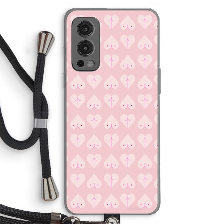 Ass 'n Titties: OnePlus Nord 2 5G Transparant Hoesje met koord