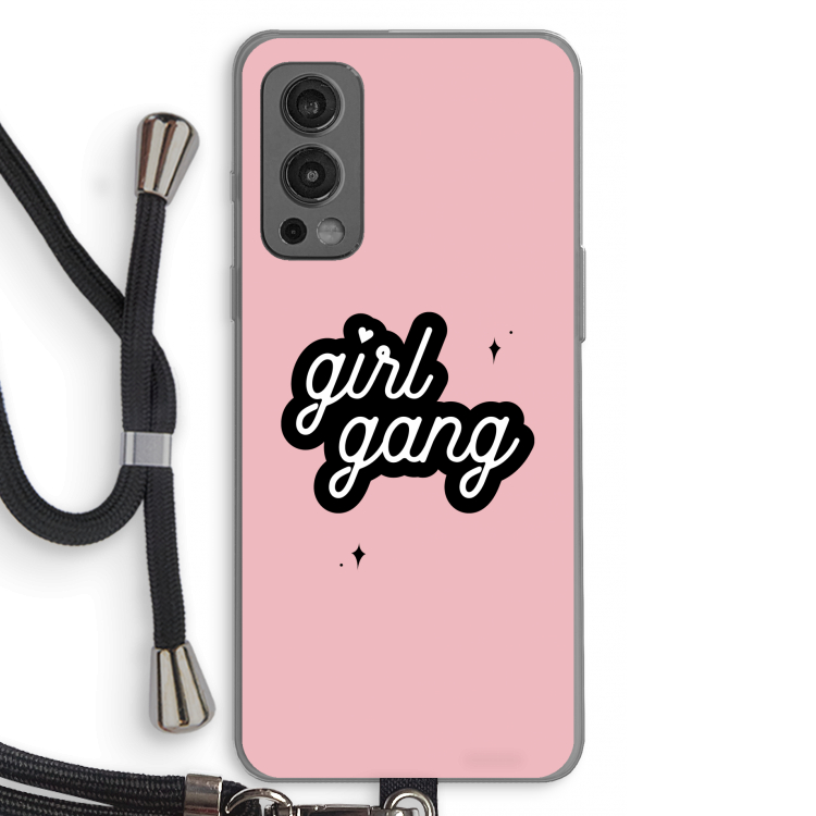 Girl Gang: OnePlus Nord 2 5G Transparant Hoesje met koord