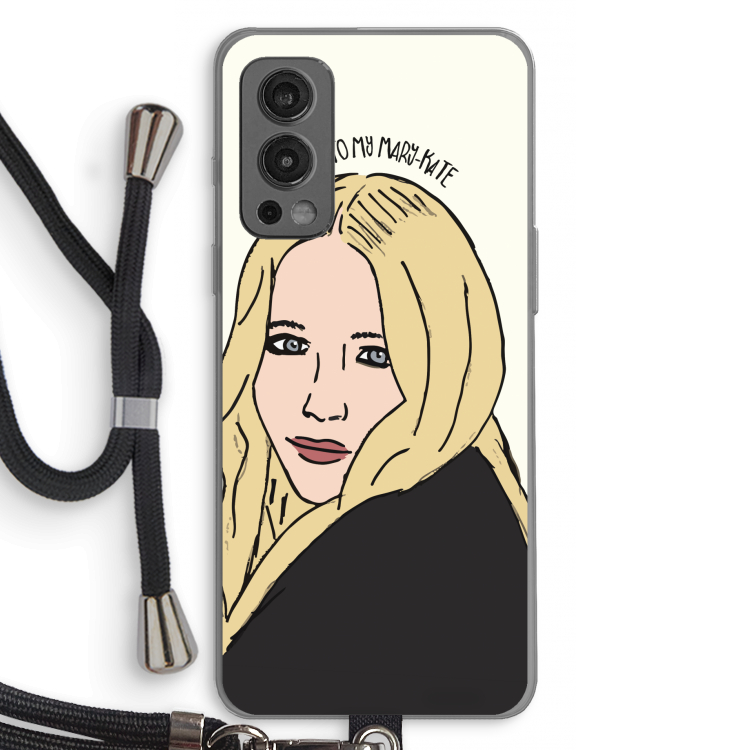Mary Kate: OnePlus Nord 2 5G Transparant Hoesje met koord