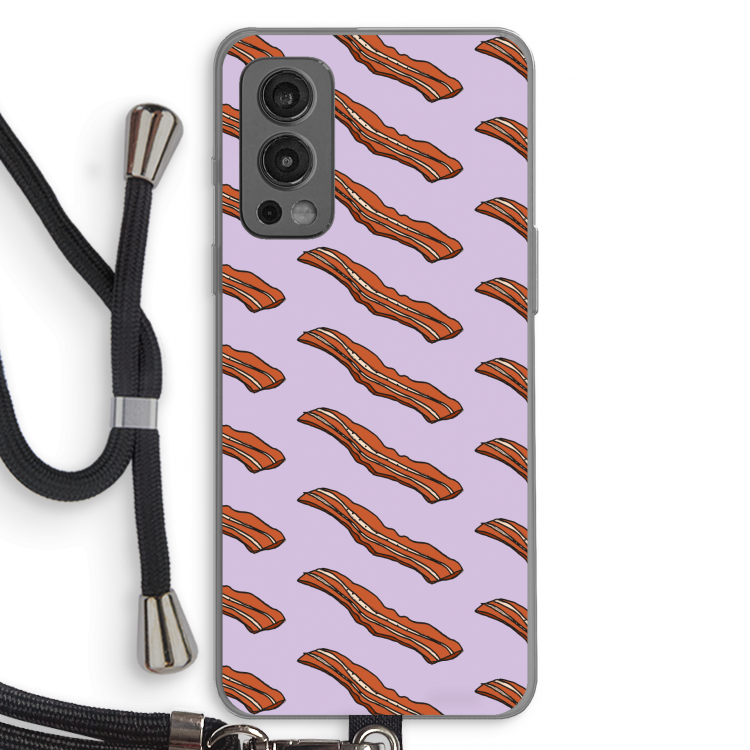 Bacon to my eggs #2: OnePlus Nord 2 5G Transparant Hoesje met koord