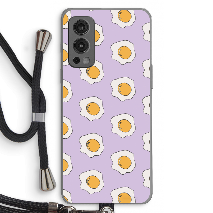 Bacon to my eggs #1: OnePlus Nord 2 5G Transparant Hoesje met koord